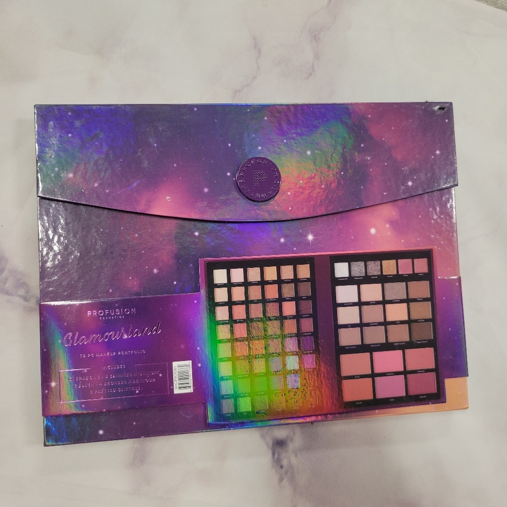 Profusion Cosmetics Glamourland Eyeshadow Palette - Multicolor